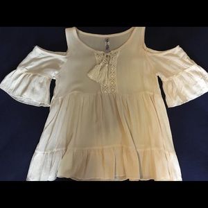 White tanned blouse